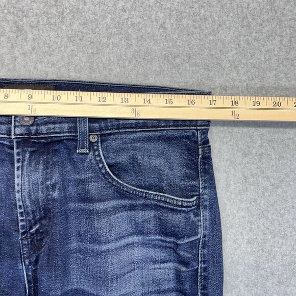 7 For All Mankind The Straight Jeans Men’s 32 Dark Wash Luxe Performance - Picture 11 of 16